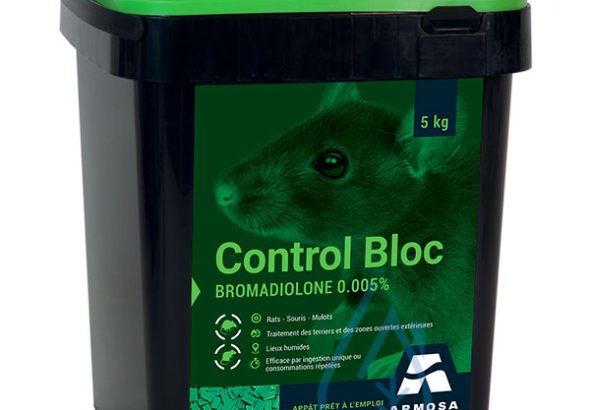 Bloc raticide professionnel
